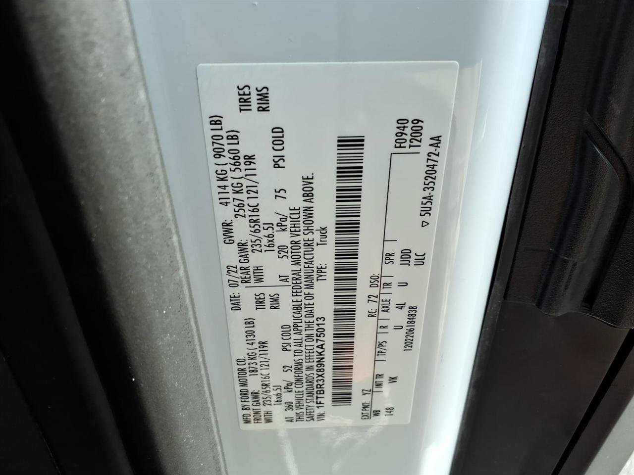 Used 2022 Ford Transit 250 148 High Roof Extended RWD image 27