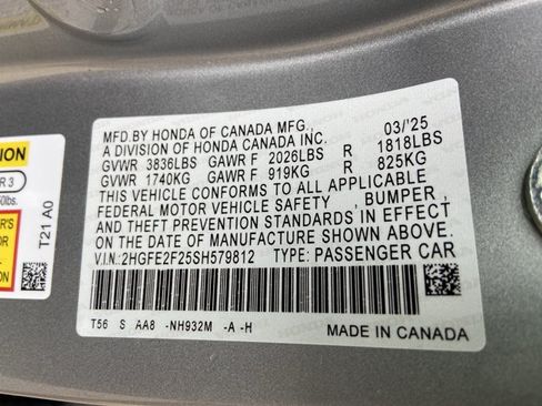 Used 2025 Honda Civic LX image 22