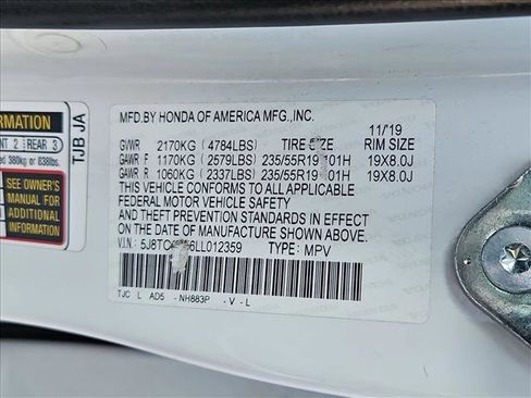 Used 2020 Acura RDX FWD w/ Technology Package image 26