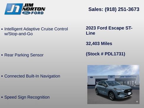 Used 2023 Ford Escape ST-Line w/ Tech Pack #1 FWD image 21