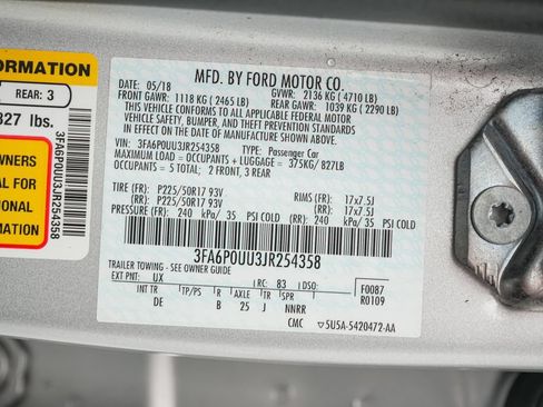 Certified 2018 Ford Fusion S FWD image 23