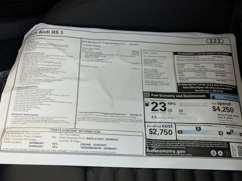 New 2025 Audi RS 3 image 18