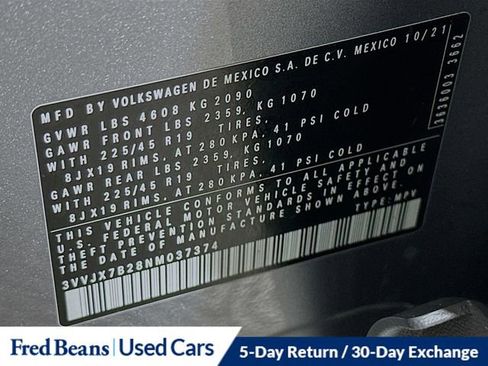 Used 2022 Volkswagen Taos SEL image 37