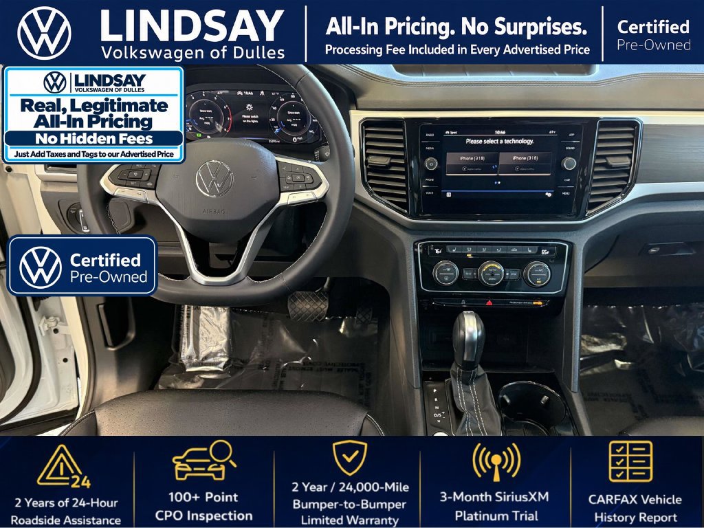Used 2023 Volkswagen Atlas SE w/ Black Wheel Package AWD/4WD image 11