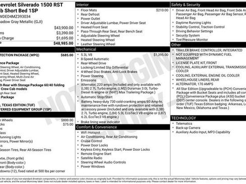 Used 2021 Chevrolet Silverado 1500 RST w/ Bed Protection Package image 6