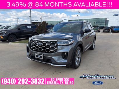 New 2026 Ford Explorer Platinum