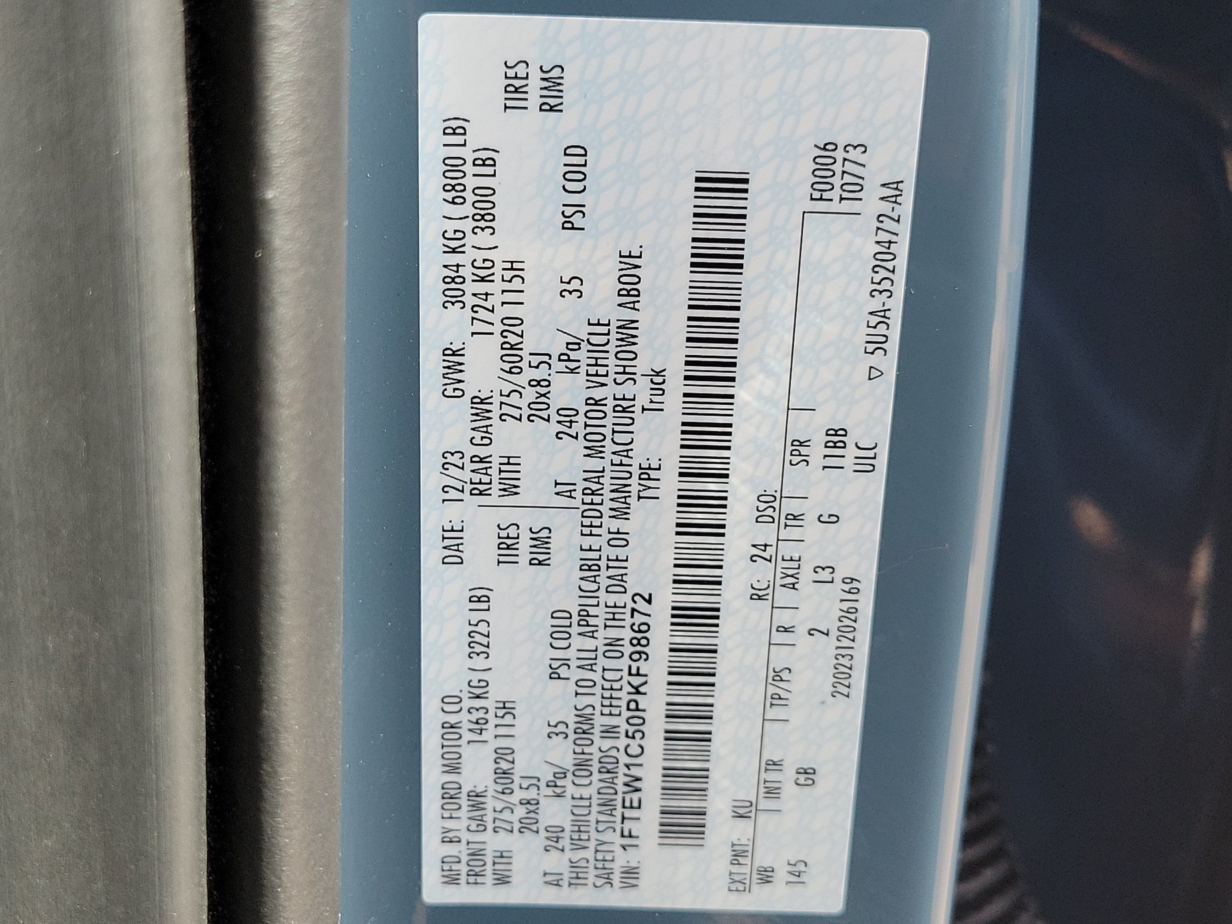 Used 2023 Ford F150 XL w/ STX Appearance Package RWD image 33