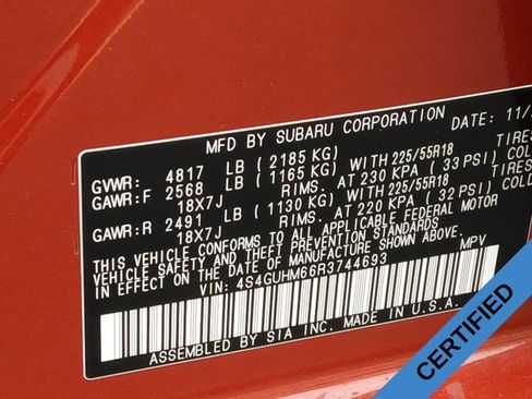 Certified 2024 Subaru Crosstrek 2.5i Limited w/ Crosstrek Mirror Package AWD/4WD image 19