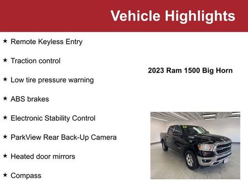 Used 2023 RAM 1500 Big Horn image 2