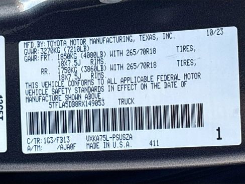 Used 2024 Toyota Tundra SR5 AWD/4WD image 34