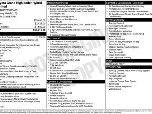 Used 2026 Toyota Grand Highlander AWD Hybrid image 6