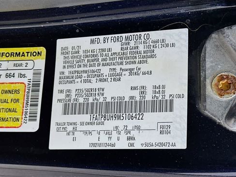 Certified 2021 Ford Mustang Premium image 21