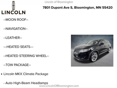 Used 2017 Lincoln MKX Reserve AWD/4WD image 5