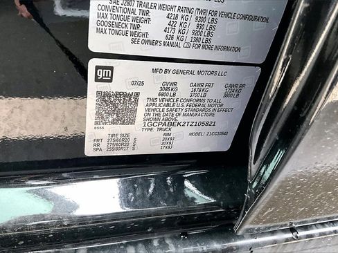 New 2026 Chevrolet Silverado 1500 Custom w/ LPO, Dark Essentials Package image 17