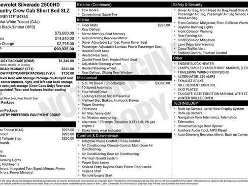 New 2026 Chevrolet Silverado 2500 High Country w/ Technology Package AWD/4WD image 5
