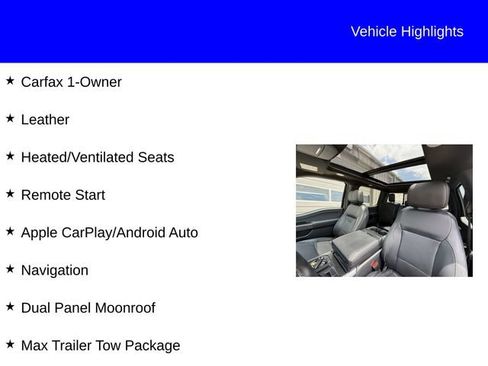 Certified 2023 Ford F150 Lariat w/ Equipment Group 502A High AWD/4WD image 2