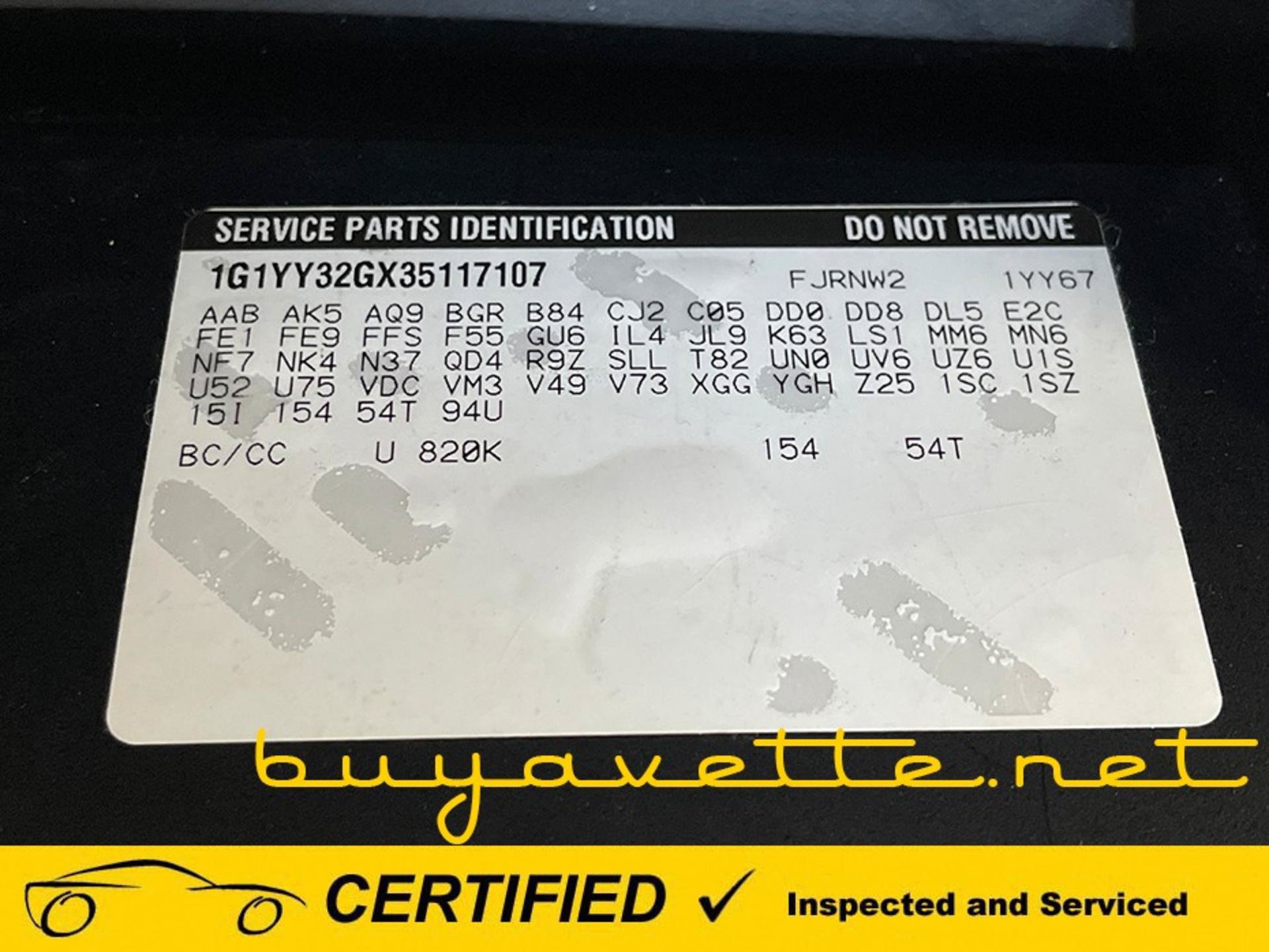 Used 2003 Chevrolet Corvette Convertible w/ Preferred Equipment Group1 RWD image 29