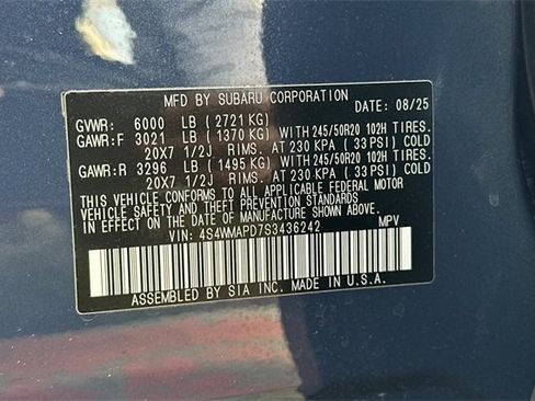 Certified 2025 Subaru Ascent Limited image 37