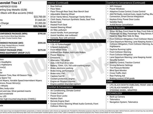 Certified 2025 Chevrolet Trax LT w/ Driver Confidence Package FWD image 7