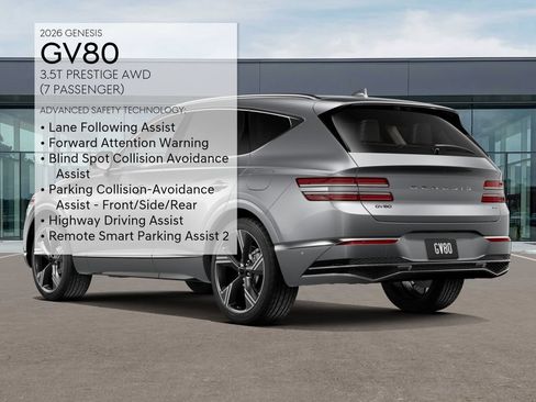 New 2026 Genesis GV80 3.5T Prestige AWD/4WD image 7