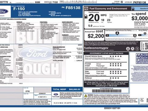Certified 2023 Ford F150 XLT w/ Equipment Group 302A High AWD/4WD image 40