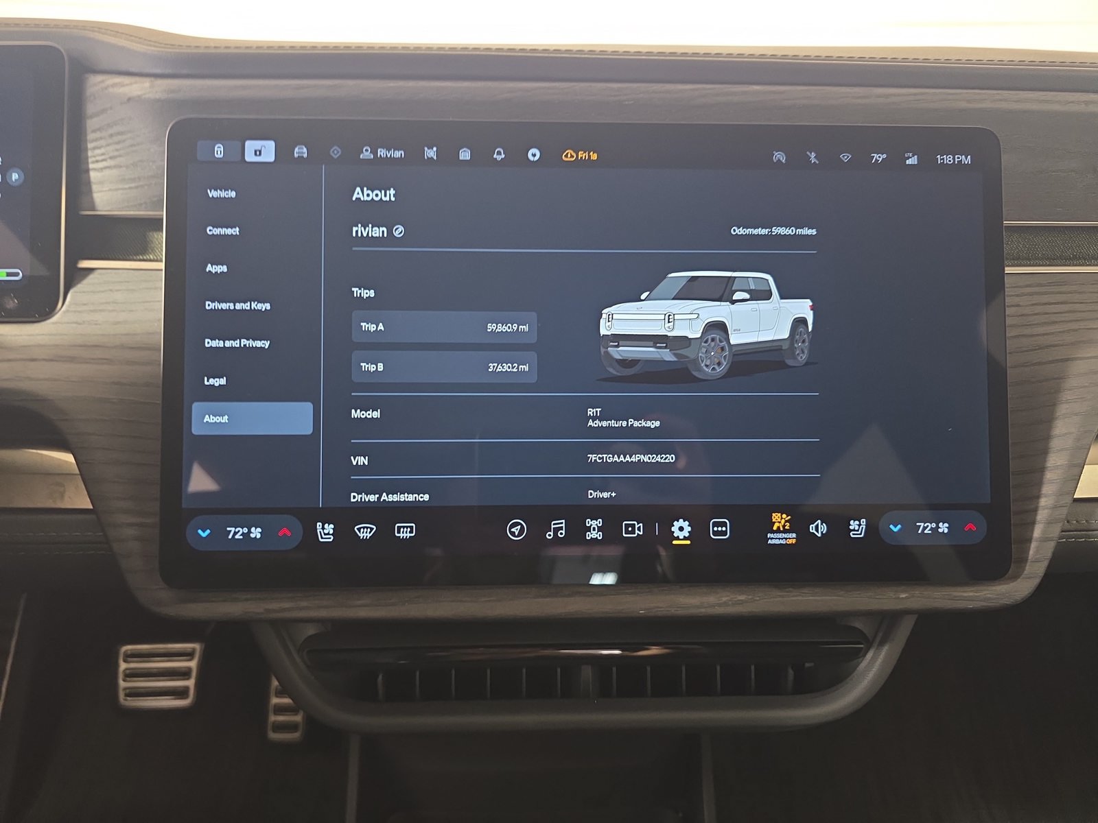 Used 2023 Rivian R1T Adventure Quad AWD/4WD image 27