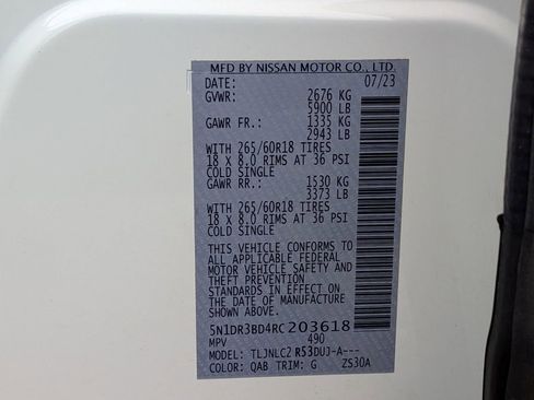 Used 2024 Nissan Pathfinder Rock Creek AWD/4WD image 30