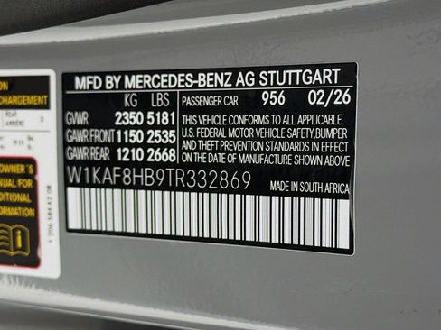 New 2026 Mercedes-Benz C 43 AMG 4MATIC Sedan image 24