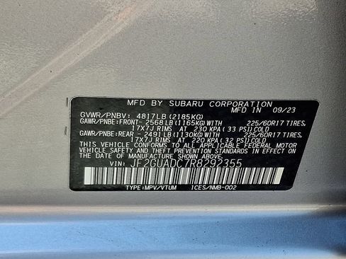 Certified 2024 Subaru Crosstrek 2.0i Premium AWD/4WD image 27