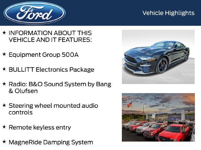 Certified 2019 Ford Mustang Bullitt w/ Bullitt Electronics Package RWD image 5