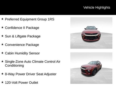 Used 2023 Chevrolet TrailBlazer RS w/ Sun and Liftgate Package image 13
