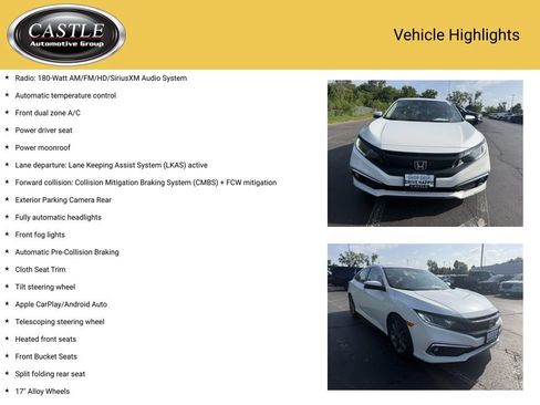 Used 2019 Honda Civic EX image 3