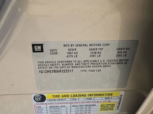 Used 2009 Chevrolet Malibu LT w/ Premium Mat Package image 27