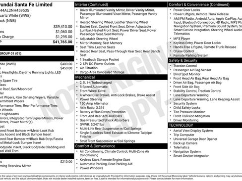 Used 2022 Hyundai Santa Fe Limited image 47