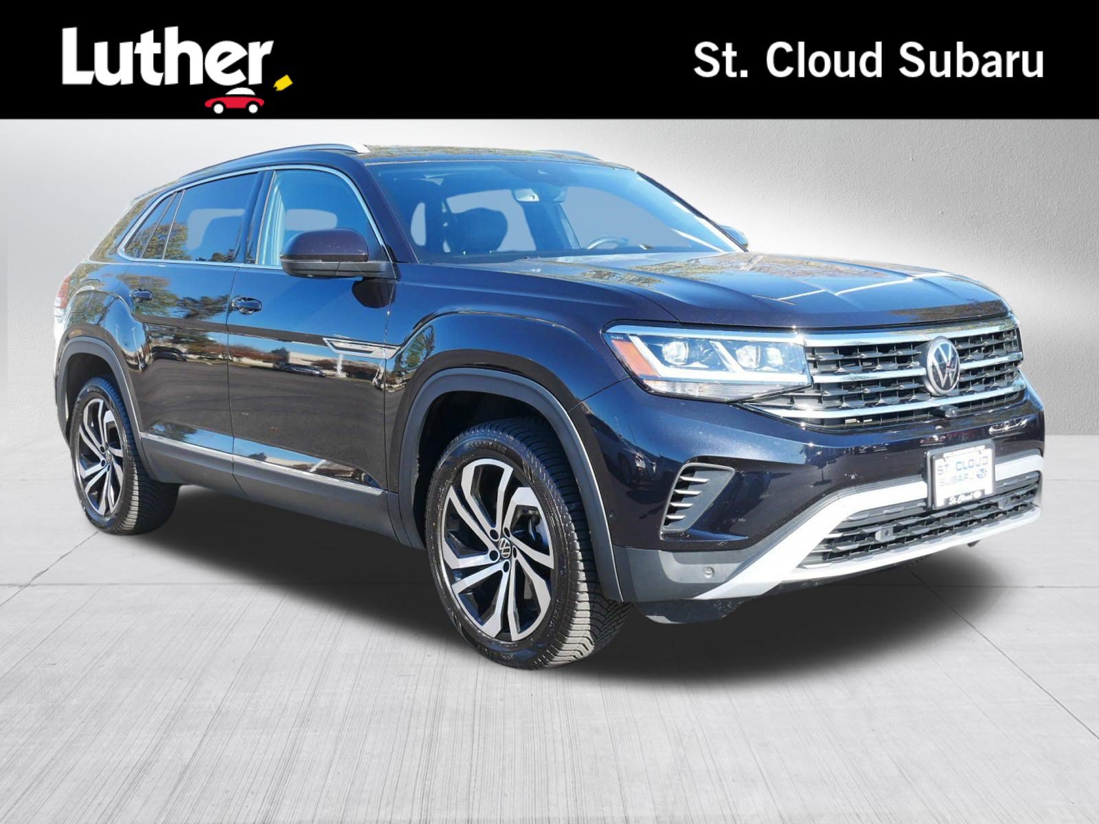 Used 2021 Volkswagen Atlas Cross Sport SEL Premium w/ Cross Sport MDO Package AWD/4WD image 1