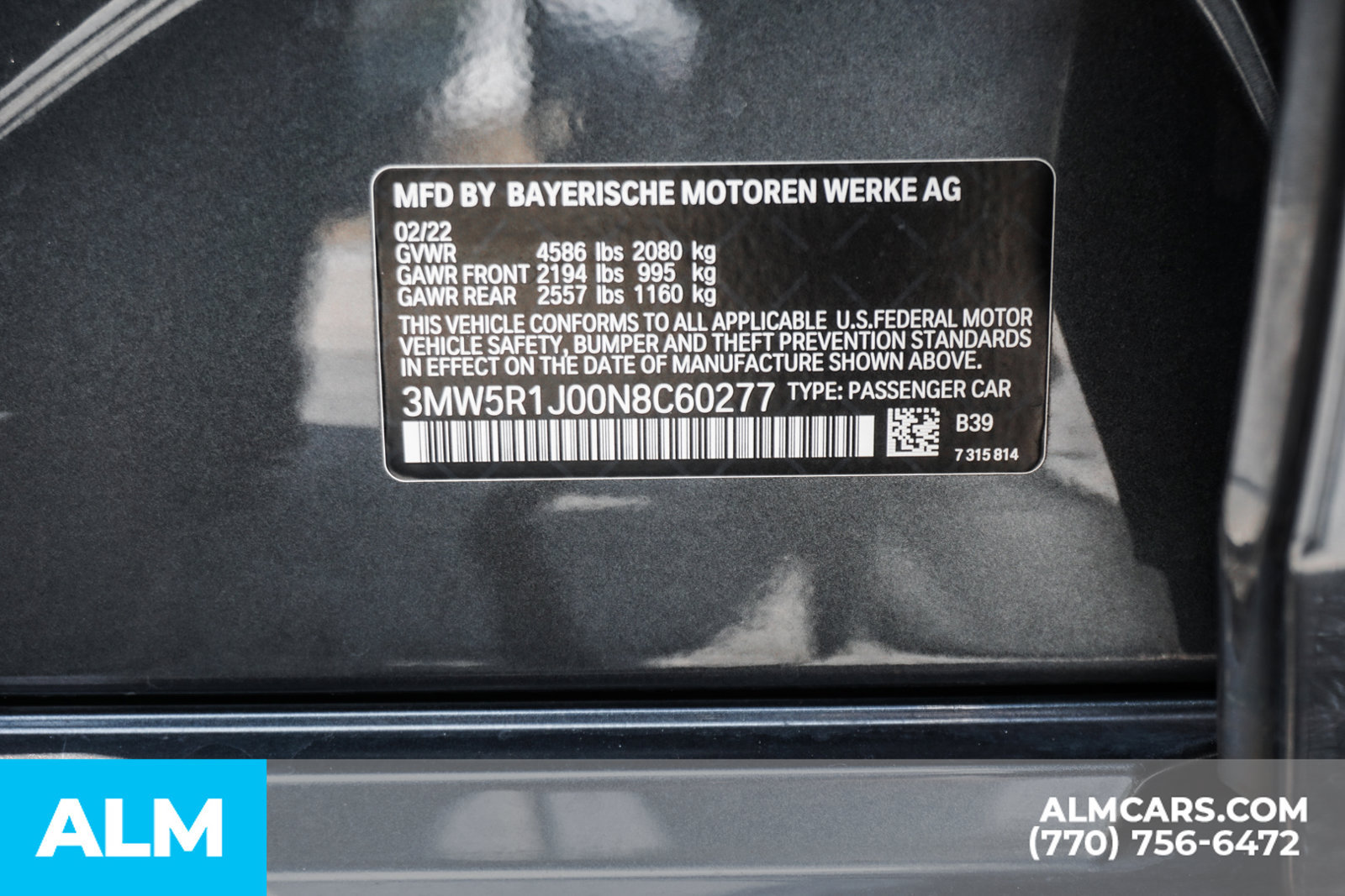 Used 2022 BMW 330i Sedan w/ Driving Assistance Package RWD image 62