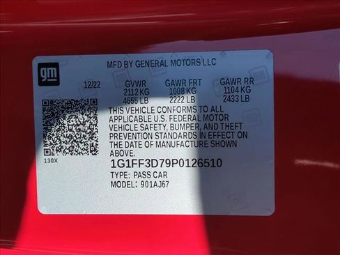 Used 2023 Chevrolet Camaro LT w/ Technology Package image 20