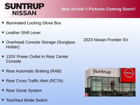 Used 2023 Nissan Frontier SV w/ SV Convenience Package AWD/4WD image 6