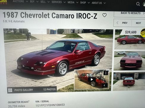 Used 1986 Chevrolet Camaro Z28 image 50