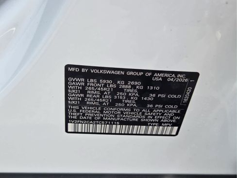New 2026 Volkswagen Atlas SEL Premium R-Line AWD/4WD image 21