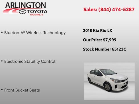 Used 2018 Kia Rio LX FWD image 2