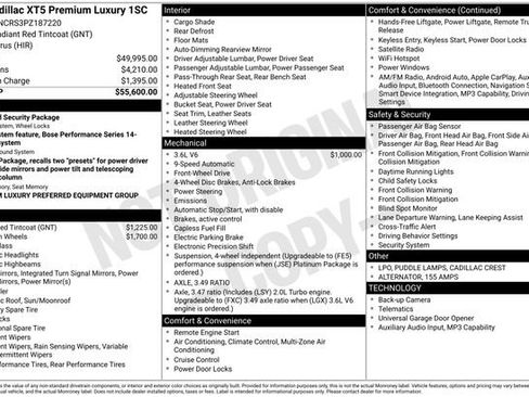 Certified 2023 Cadillac XT5 Premium Luxury FWD image 4