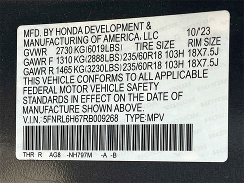 Used 2024 Honda Odyssey EX-L image 32