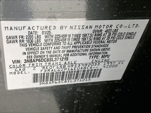 New 2025 Nissan Kicks SR w/ SR Premium Package FWD image 79
