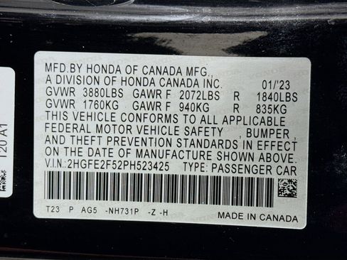 Used 2023 Honda Civic Sport image 40