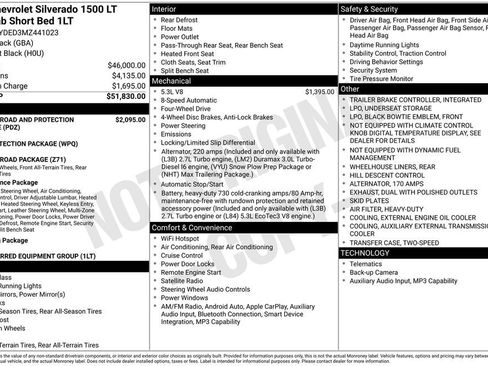 Used 2021 Chevrolet Silverado 1500 LT AWD/4WD image 42