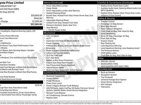 Certified 2023 Toyota Prius Limited AWD/4WD image 25