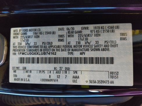 Used 2020 Ford Escape SE image 33