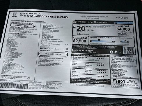 New 2026 RAM 1500 Warlock AWD/4WD image 20