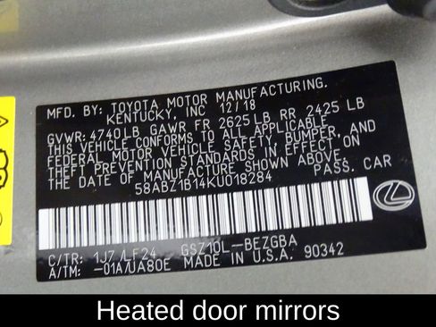 Used 2019 Lexus ES 350 F Sport w/ Accessory Package 2 image 23